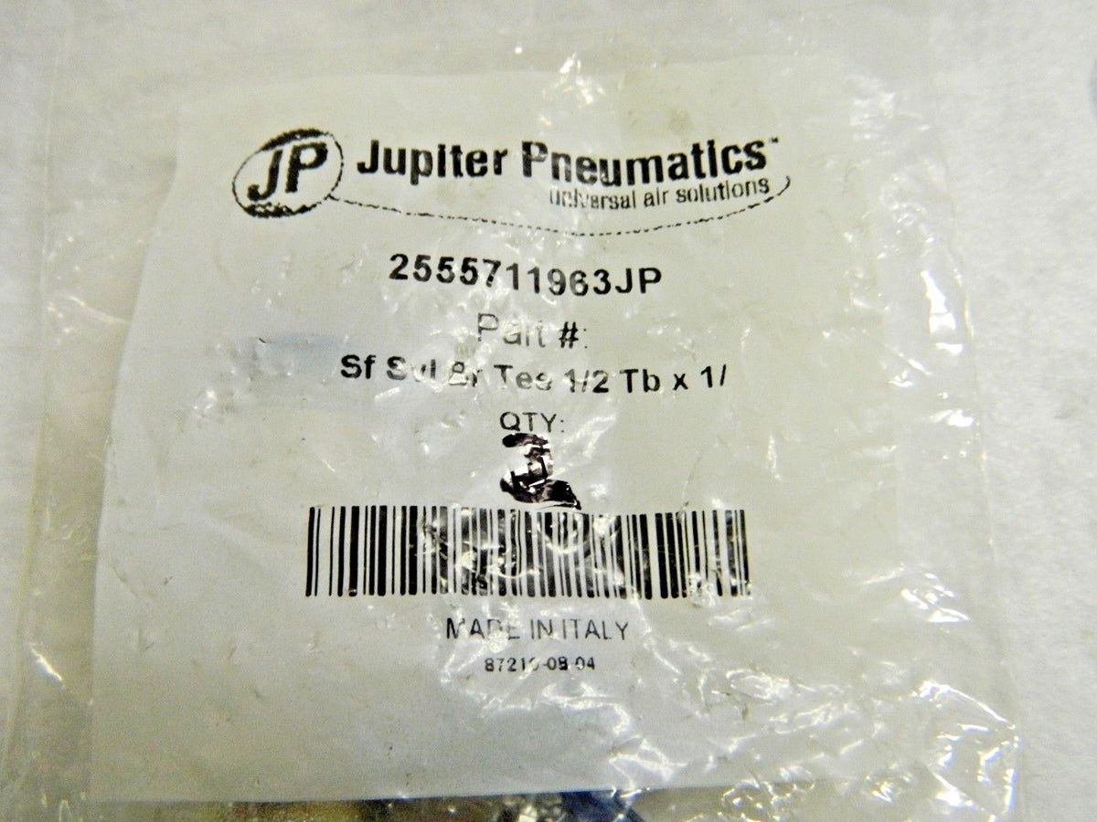 Jupiter Pneumatics Swivel Branch Tees 1/2" Tb x 1/4" Thread Qty 2 2555