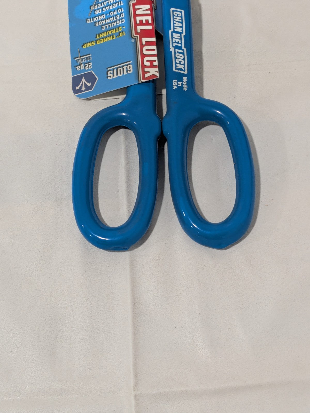 Channellock Tinner's Snips: 2-1/2" LOC, High Carbon Steel Blades 610TS