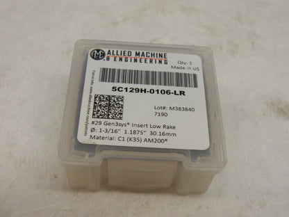 Allied Spade Drill Insert: 1-3/16  Dia, Series 29, Solid Carbide 5C129H-0106-LR