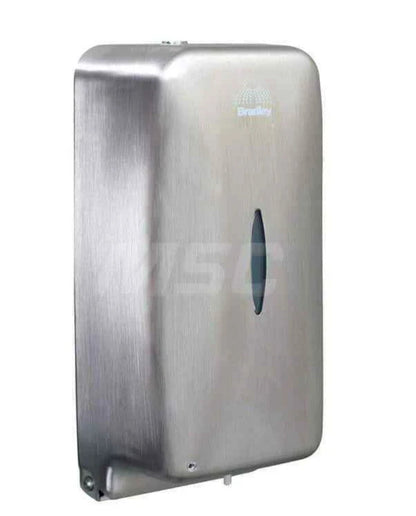 Bradley 6A00-110000 Wall Mount Stainless Touch Free Gel & Liquid Soap Dispenser