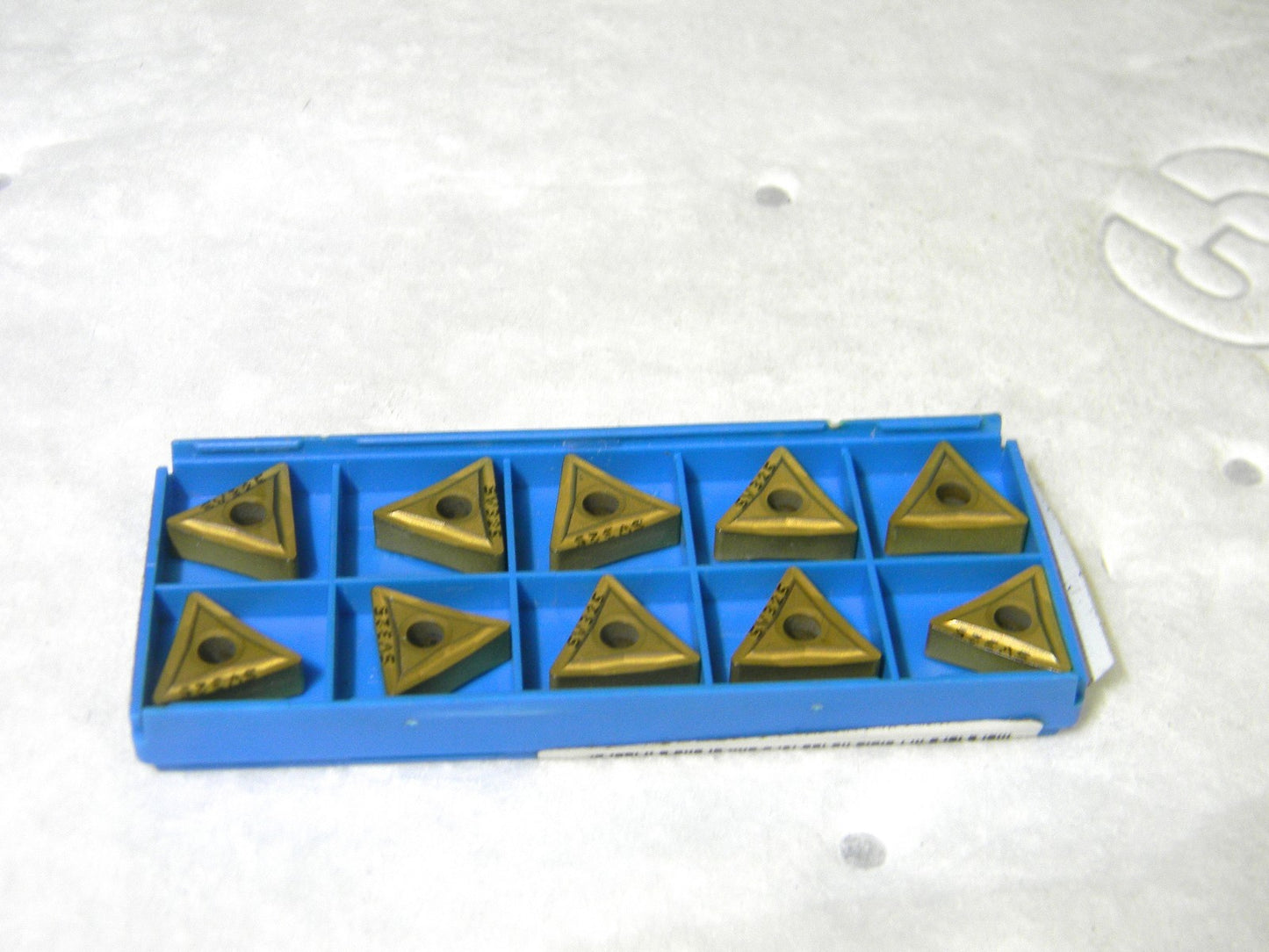 Valenite Carbide Turning Inserts TNMP3321W Grade-325 TiN Coated Qty 10 04307