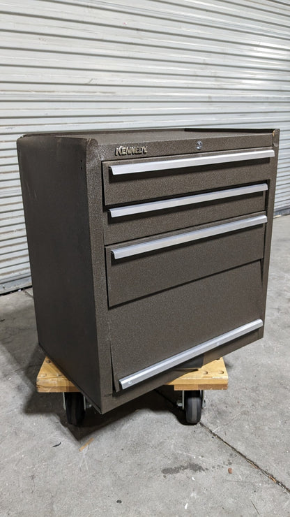 KENNEDY Steel Tool Roller Cabinet 3 Drawers Tubular Key Lock 273XB Damaged