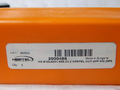 Hertel Indexible Cut-Off Toolholder 21MM Max DOC 1.26 x 32mm Shk 6 OAL 2000488