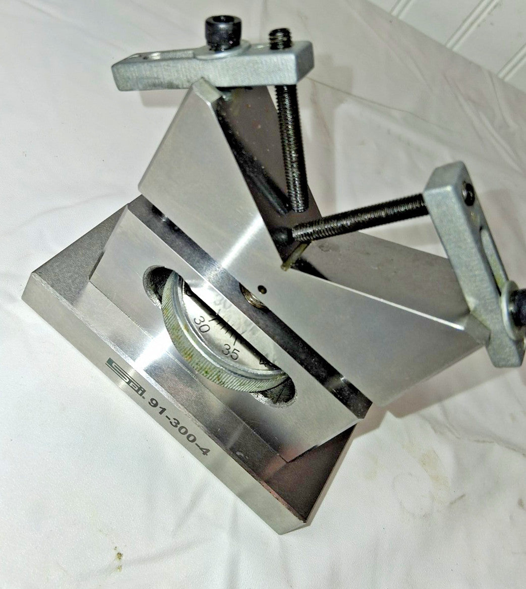SPI V-Block 5" Max Capacity, 120° V Angle 1-3/4" OAW 3-9/16" OAH 91-300-4