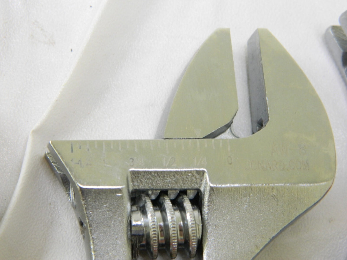 JONARD TOOLS Adjustable Wrench Set: 3 Pc, 10" 6" & 8" Wrench AW-6810