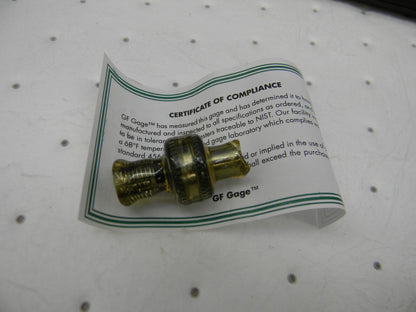 GF GAGE Tapped Hole Location Gage 5/16-24 UNF 1/4 Inch Thread HLOC031224K