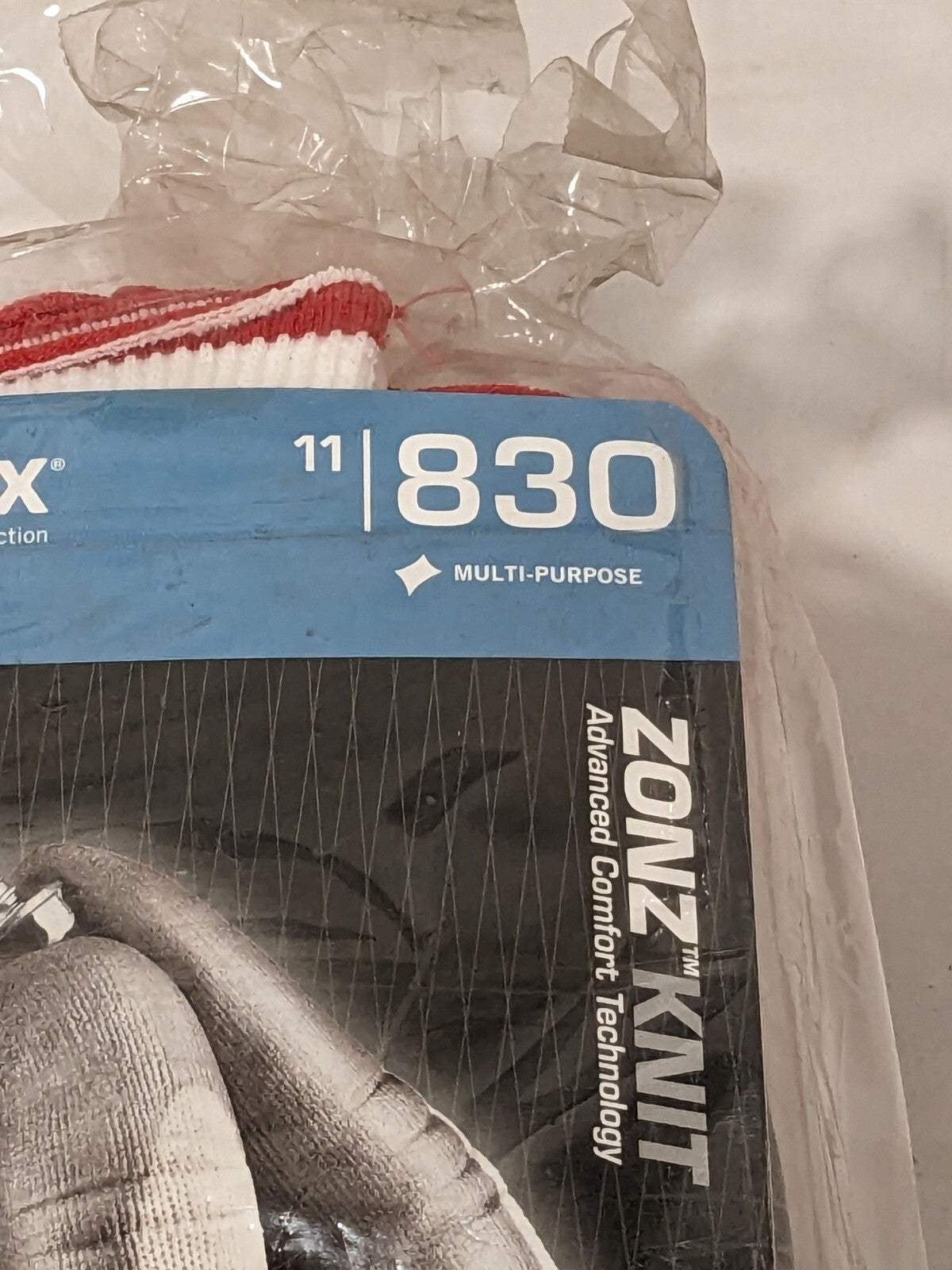 12 Pair Ansell HyFlex Light-Duty Multipurpose Glove with Knitwrist Size 7 11-830