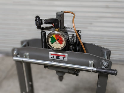 Jet Manual Hydraulic Shop Press 5 Ton Capacity 1-3/4" Ram 4" Stroke 33