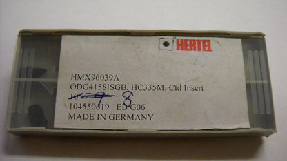 Hertel Carbide Inserts ODG4158ISGB HC335M QTY 8 HMX96039A