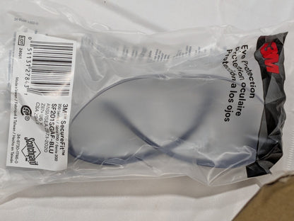 3M Safety Glasses Anti-Fog/Scratch-Resistant Polycarbonate Box of 20 7100180044