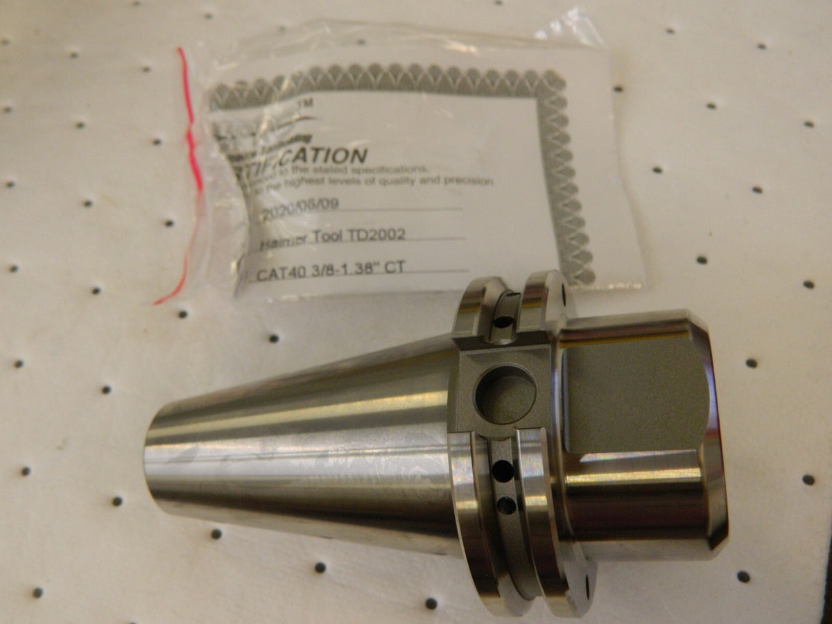 ACCUPRO End Mill Holder: CAT40 Taper Shank, 3/8" Hole 772030