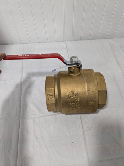 Full Port Manual Ball Valve: 4" Pipe, Full Port FNPT x FNPT TXN400