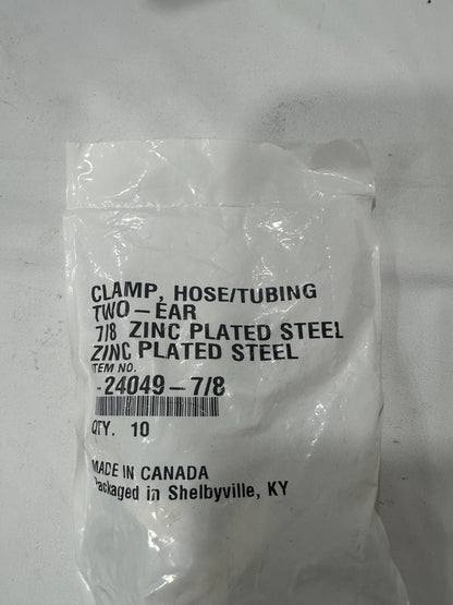 Oetiker 10pk of 2-Ear Clamps: 7/8" Hose/Tubing BD-24049-7/8