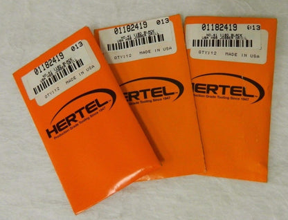 Hertel Jobber Drills 36-Pack #41 Dia. x 2-3/8" OAL 118° HSS  01182419