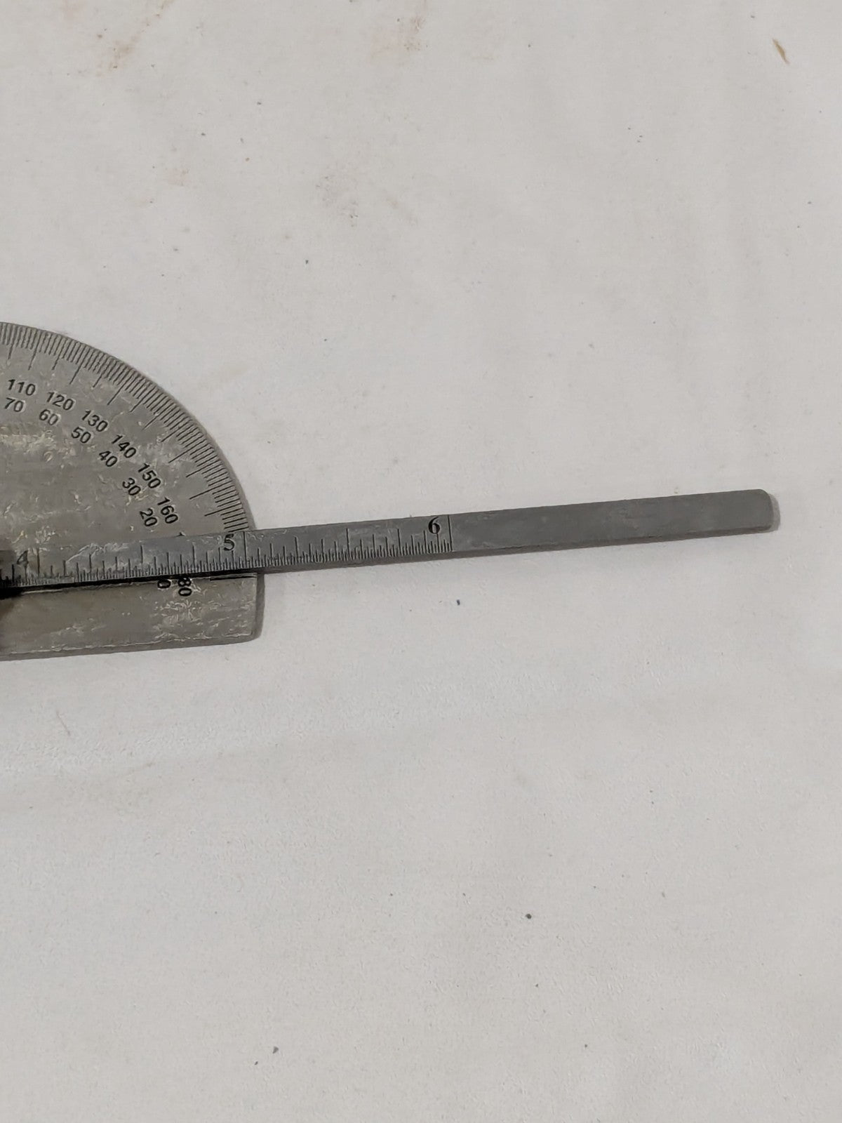 Steel Protractor and Depth Gage: 0 to 6" Rule Measurement Range, 0 to 180° PDG/6