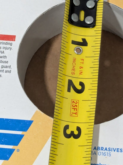 Norton Surface Grinding Wheel: 12" Dia, 1-1/2" Thick, 3" Hole, 46