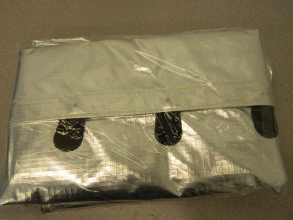 NSA Aluminized 11 oz Ripstop Jacket 45" Silver Size L NXJH5CLG45