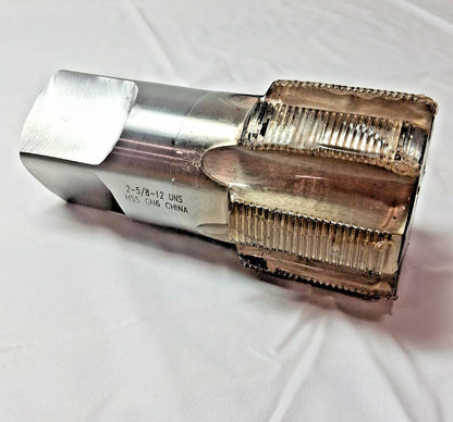 Interstate Straight Flute Tap 2-5/8-12 UNS 6FL Bottoming Chamfer HSS 04886099