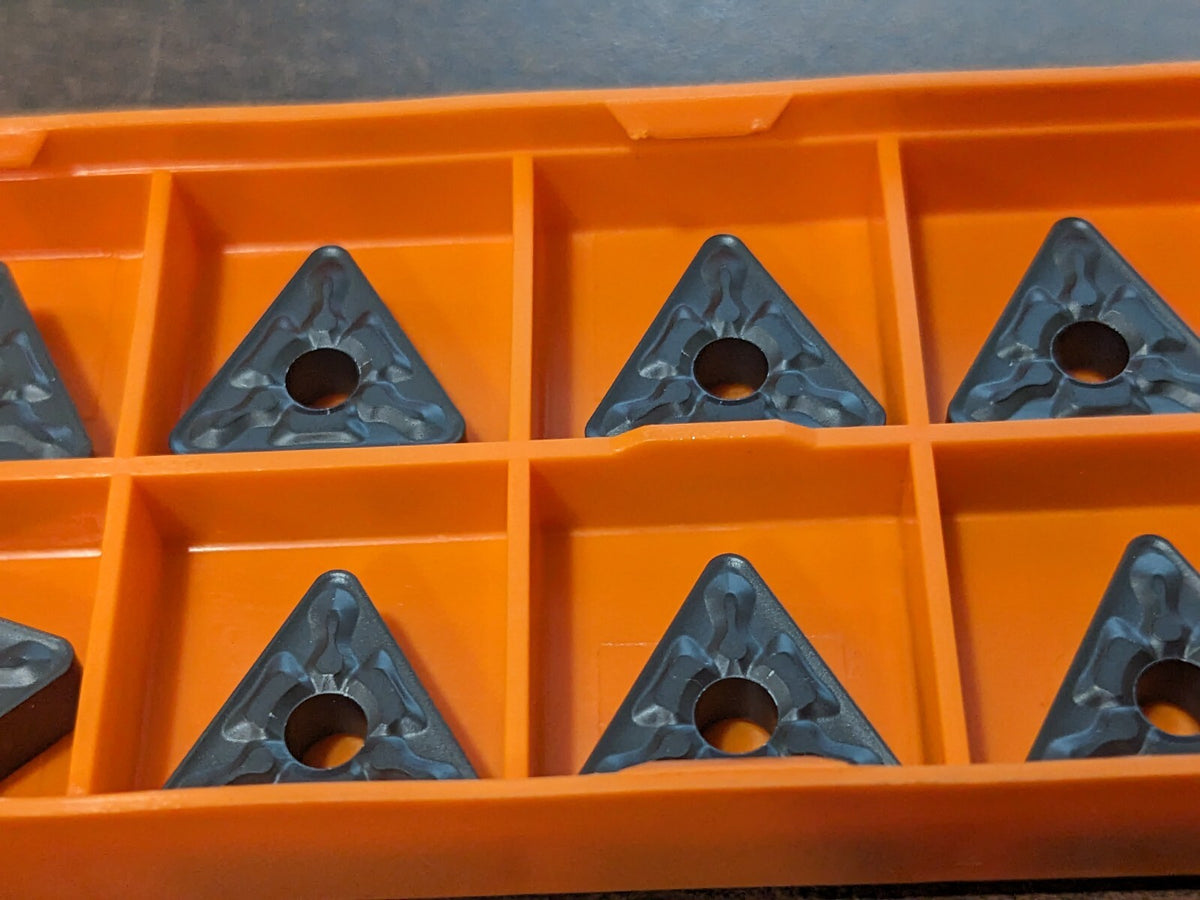 HERTEL Turning Insert 10pk TNMG 333ENHM HC125T, Carbide 1000290