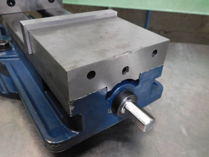 Gibraltar Precision Manual Horizontal Swivel Machine Vise 8-1/4" Opening 6" Jaws