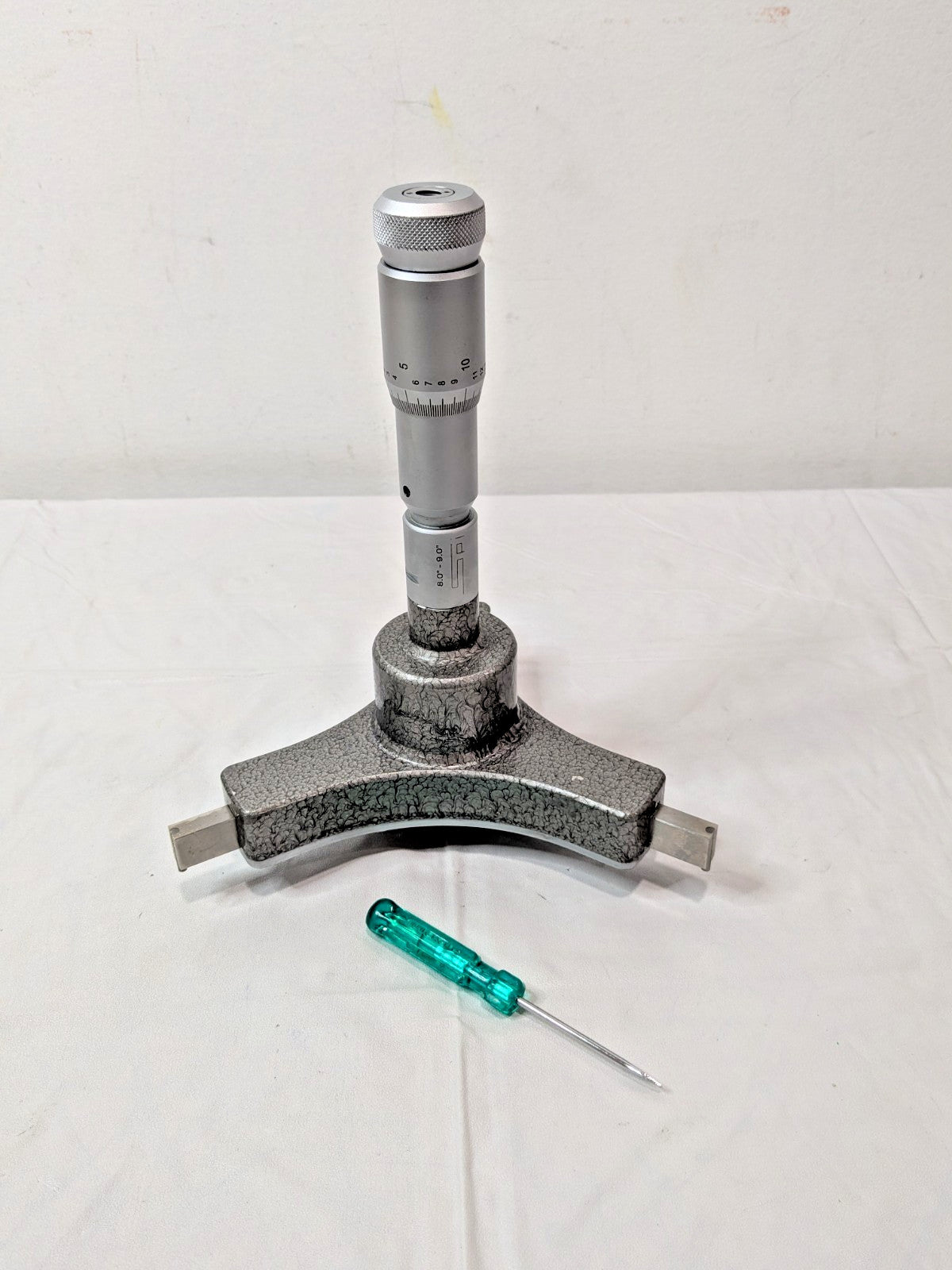 SPI Mechanical Inside Hole Micrometer 8" to 9" Range 5.51" Gage Depth 10-757-3