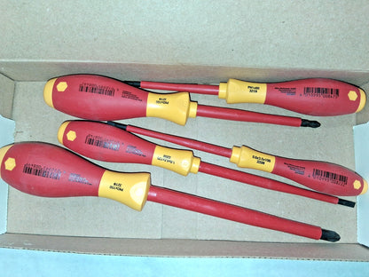 Wiha Screwdriver Set 5 Pc Phillips & Slotted 32092
