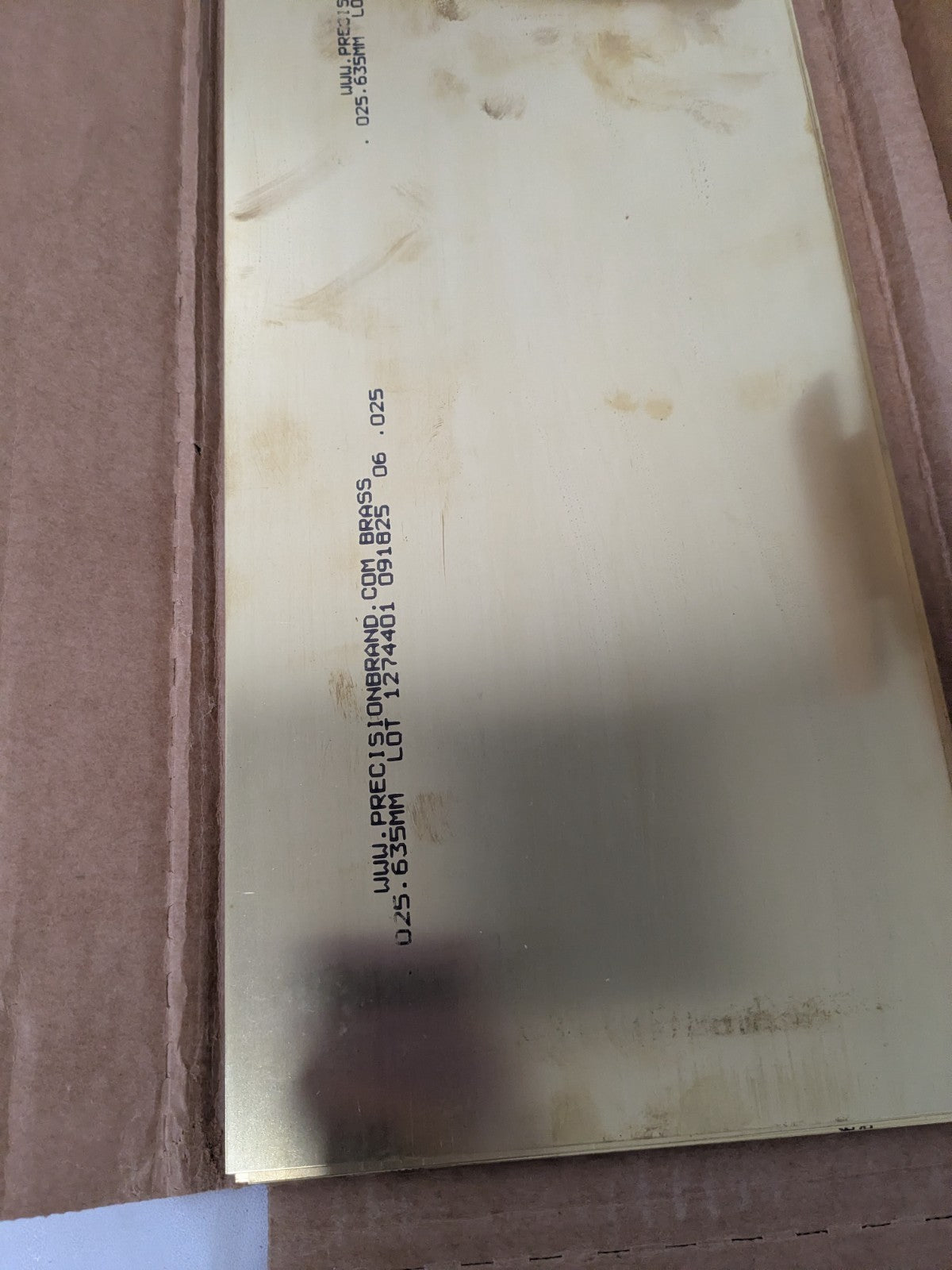 Precision 15 Pc Brass Shim Stock Sheet Assortment 0.001 to 0.031" 17550