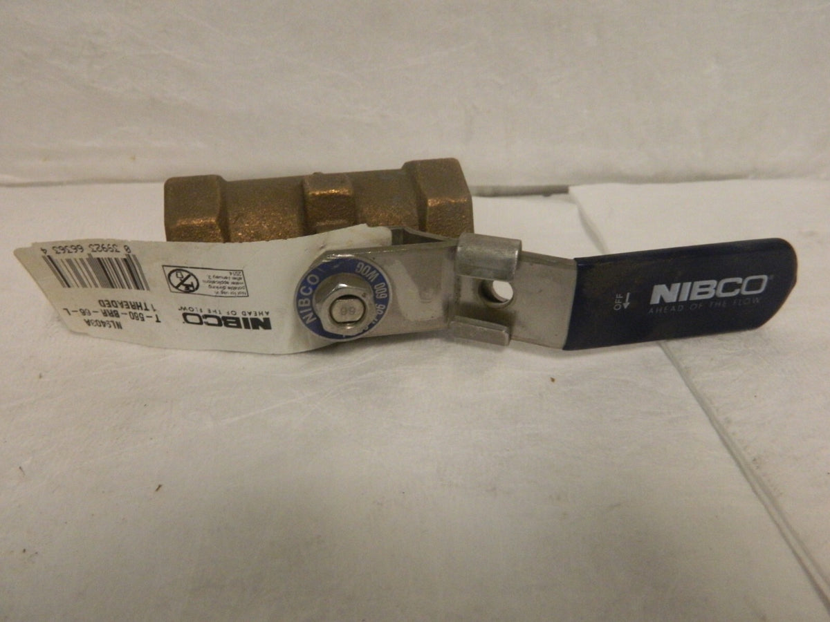 NIBCO 1" Pipe Reduced Port Bronze Standard Ball Valve NL9403A