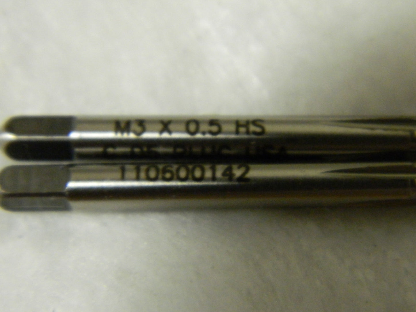 Widia Thread Forming Tap 4 Flute M3x0.50 Metric Coarse D5 HSS QTY 2  17082