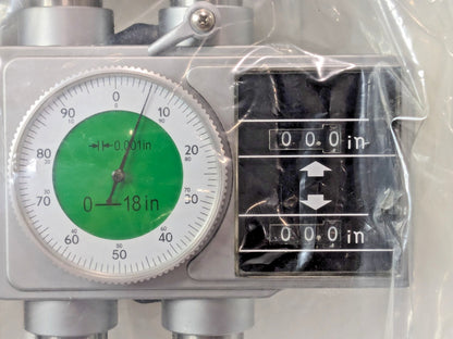 Double Column 18" Dial Height Gage SS 0.001" Graduation 621-8418