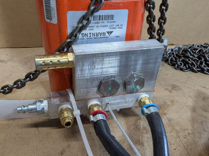 CM ShopAir Air-Powered Chain Hoist 300 Lb. Cap 10 Ft. Max. Lift PARTS / REPAIR