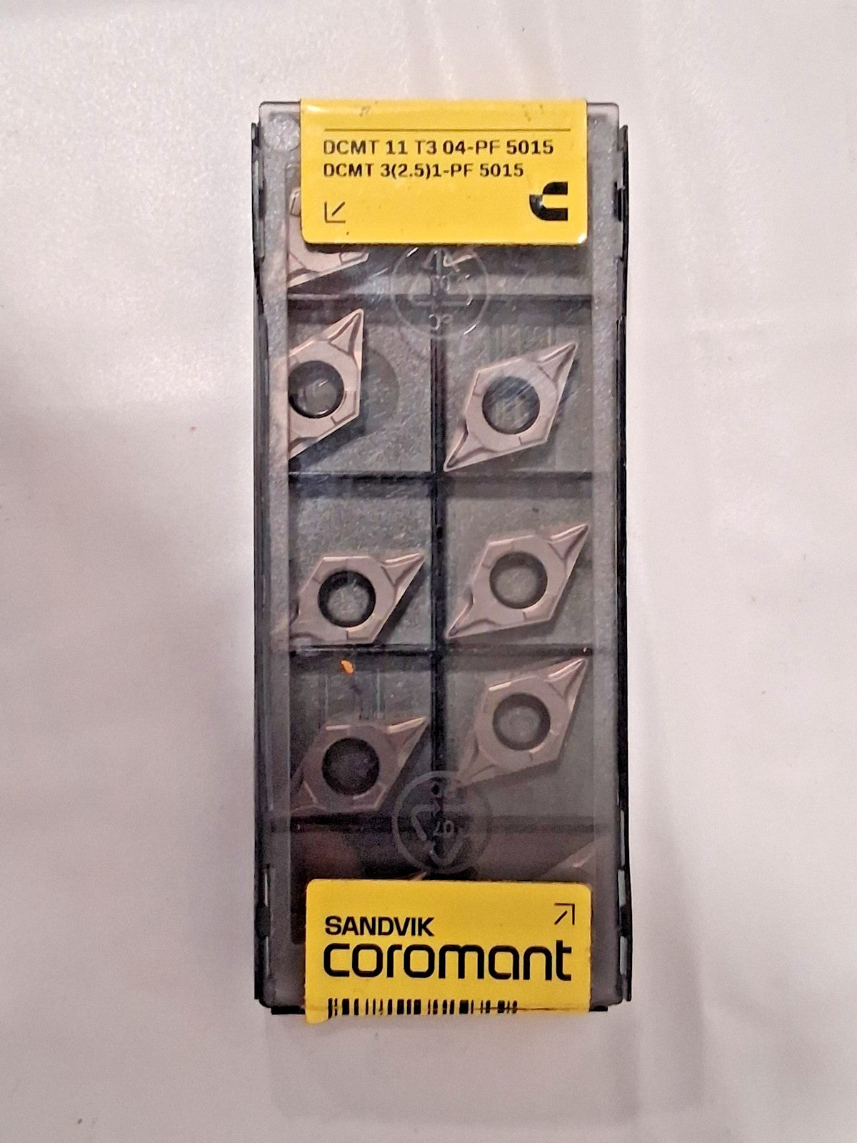 Sandvik Coromant Carbide Turning Inserts QTY10 DCMT32.51-PF 5015 5730959