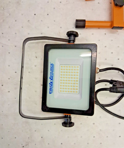 PRO-SOURCE 104 Watt Tripod Electric Portable LED Light LWLT10000A-PRO