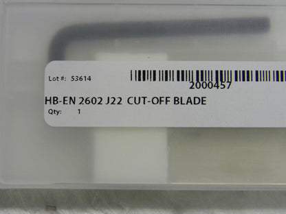 Hertel indexable Cutoff  blade HB-EN 2602 J22 2000457