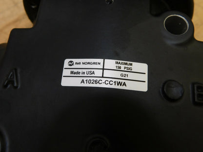 Norgren Valve 13.5 CV Rate 1" NPT Inlet A1026C-CC1WA PARTS/REPAIR