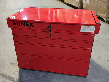 Sunex Professional Service Cart 5-Drawer Tool Box 500 lb. Capacity 8045