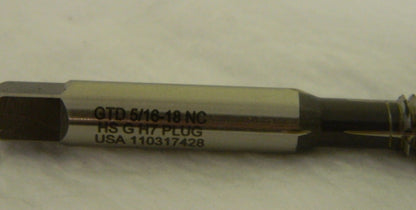 Widia GTD Plug Forming Tap 5/16-18 NC H7 4-Flute #17034