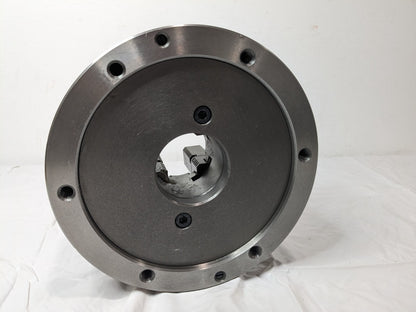 Bison 4 Jaw Self Centering Manual Chuck 8" Diam Plain Back 3605-8" 7-840-0800