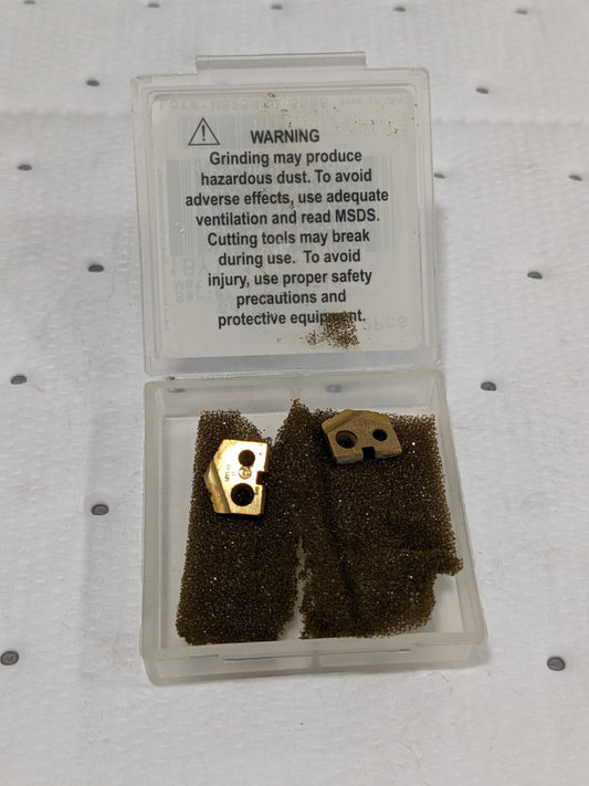 Allied Spade Drill Inserts 11mm Diam 3/32" Thick 132° Angle Qty 2 18YT-11