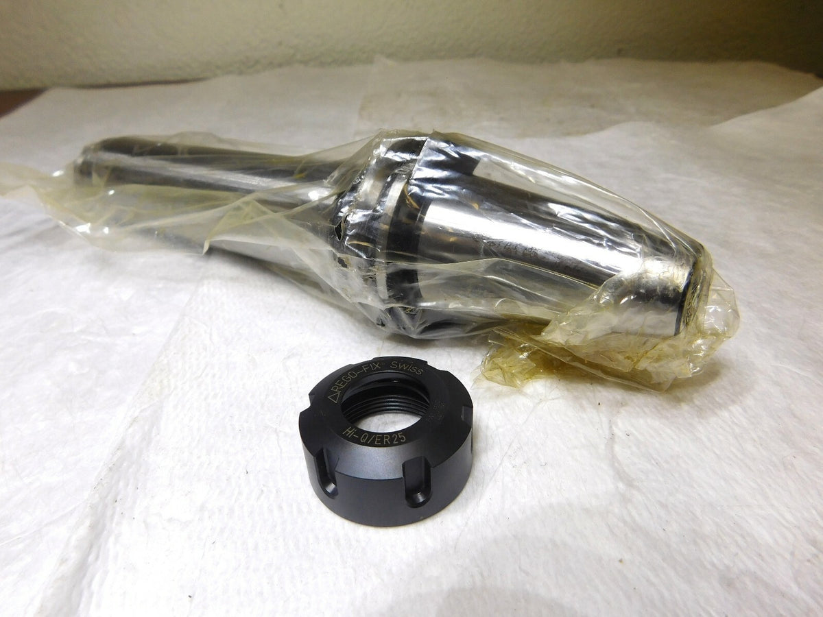 Tecnara BT40 ER25 Collet Milling Chuck .039-.629 Range 9" Projection 140-108-9