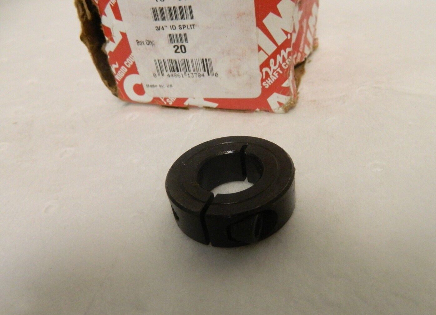 Climax 3/4" Bore Steel One Piece Clamp Collar Box of 20 1C-075