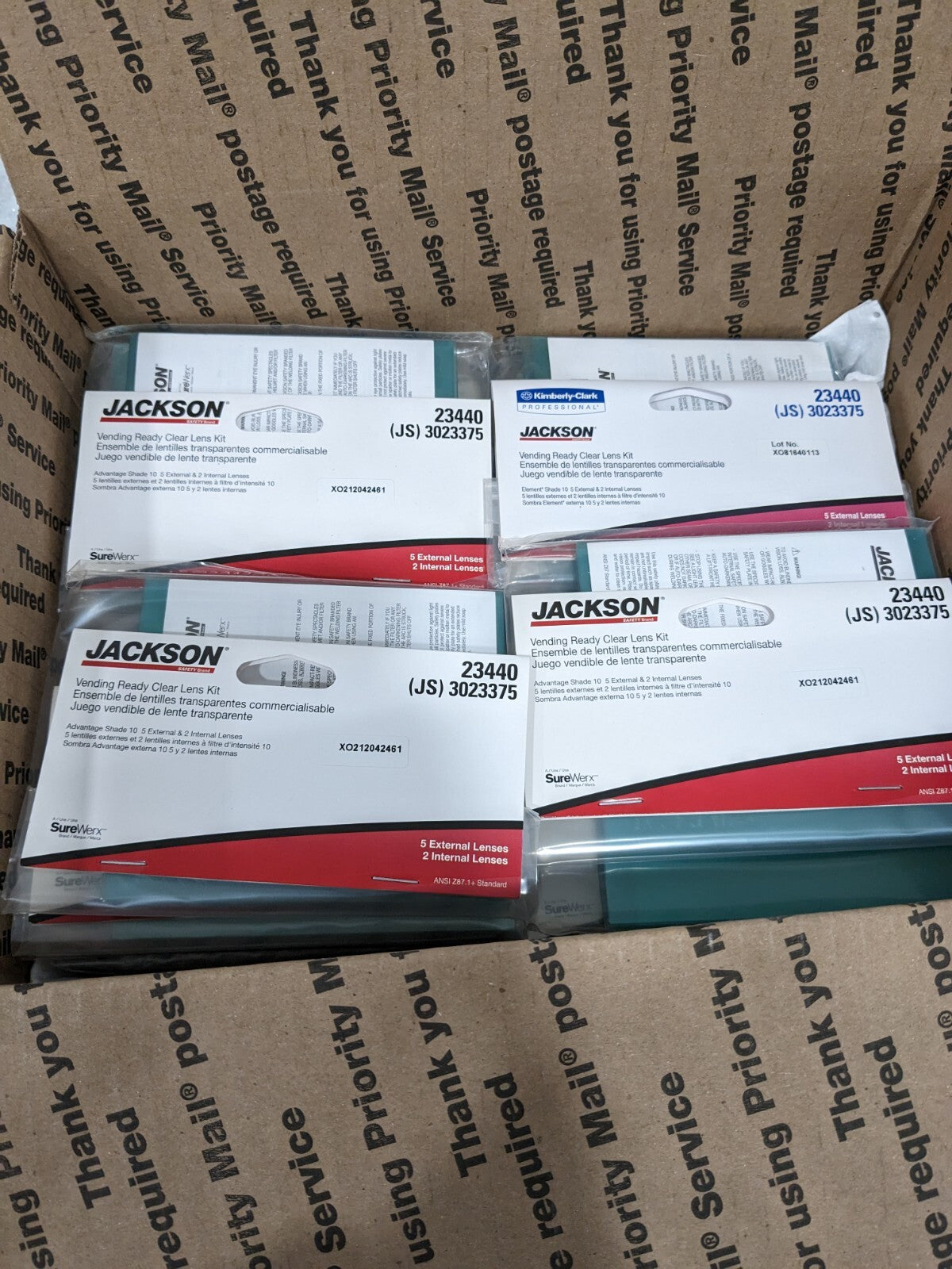 Jackson Safety Welding Lenses & Plates QTY 30 Packs 23440