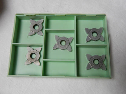 WALTER Indexable Grooving Insert: Neutral 0.0940 in Max. Grooving WD QTY 5