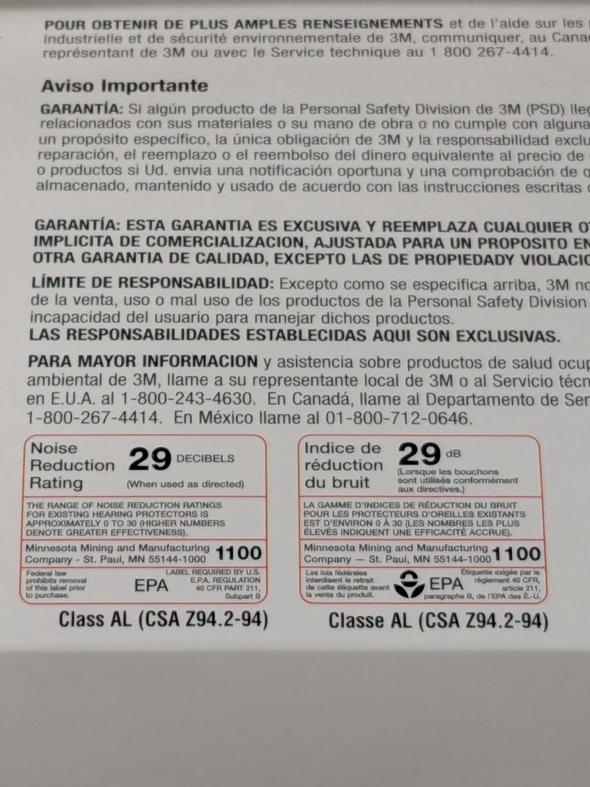 3M Uncorded Earplugs, 29 dB Noise Reduction 1000 Pairs 7100099847