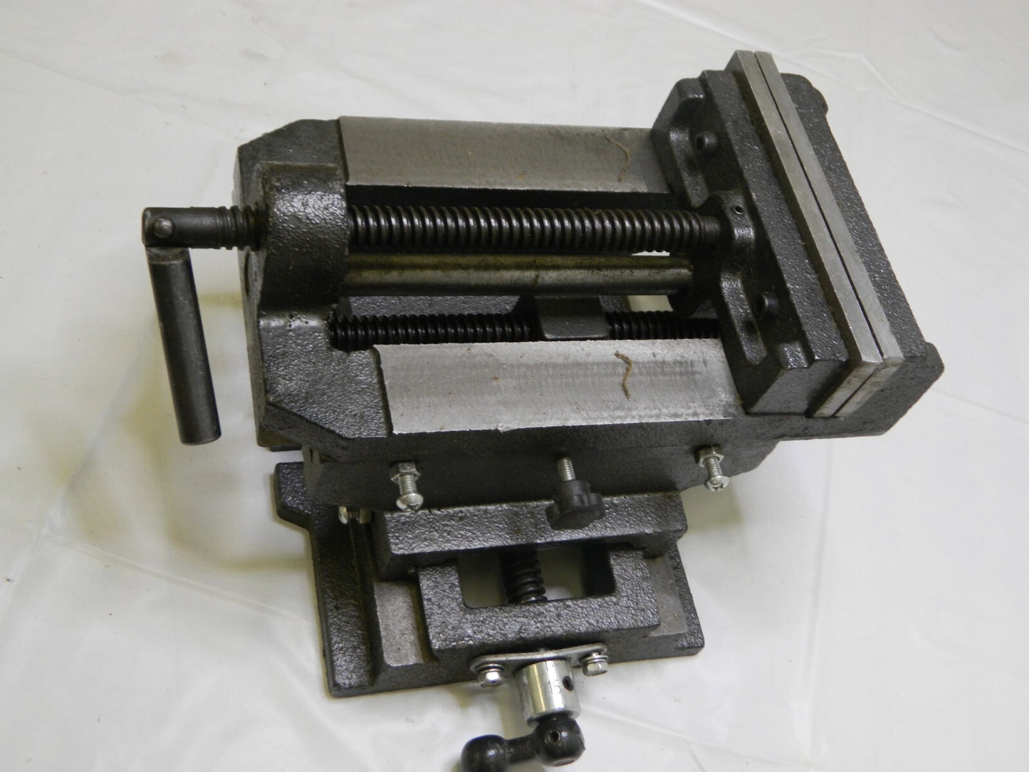 Interstate Horizontal Drill Press Vise 5-3/4" Jaw Opening Cap 428-8316 DAMAGED