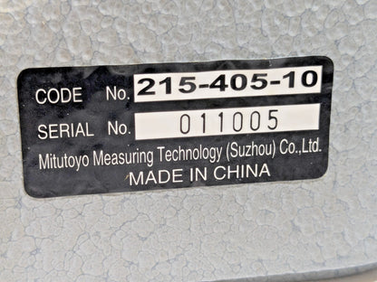 Mitutoyo Comparator Gage Stand ONLY BSB-20X 215-405-10