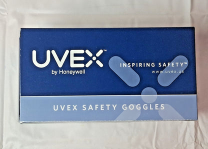 Uvex Safety Goggles Clear Polycarbonate Lenses Indirect Vent Universal S39610HS