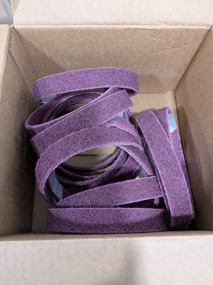 Norton Abrasive Belt: 1" Wide, 18" OAL, Aluminum Oxide Box of 13 66261017898