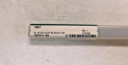 Widia GTD Extension Bottoming Hand Tap 10-32 H3 NF 4FL HSS QTY 2 18837