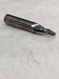 ACCUPRO Tapered End Mill 10 ° per Side, 1/4" Small Dia,1-1/4" LOC, 3 F